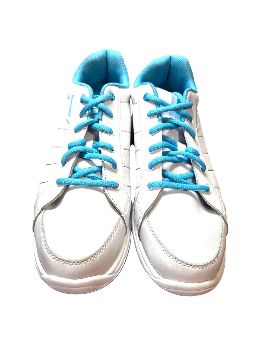 Brunswick 10 Women's White Blue Tennis Sneaker Athletic Shoe